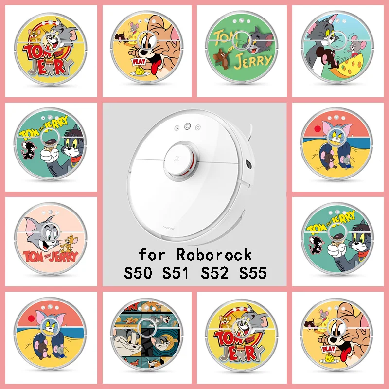 

Предоставляем индивидуальные анимационные милые наклейки для роботов-пылесосов Roborock S50 S51 S52 S55