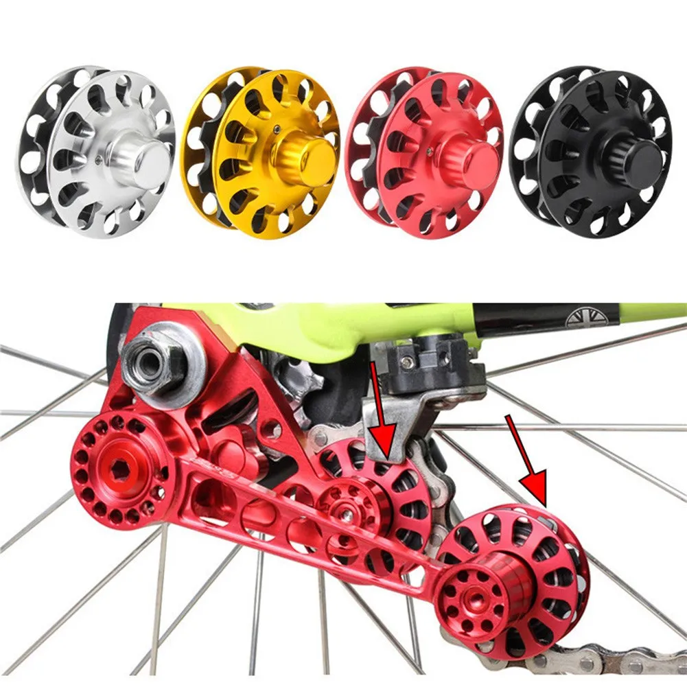 

Cycling Bike Chain Guide Tensioner 1 Piece 40*25.5MM Aluminium Alloy Bicycle