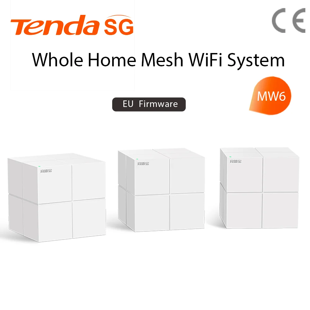 Tenda MW6 полностью домашняя сеточная беспроводная Wi Fi система с 2 4G/5 0 GHz WiFi