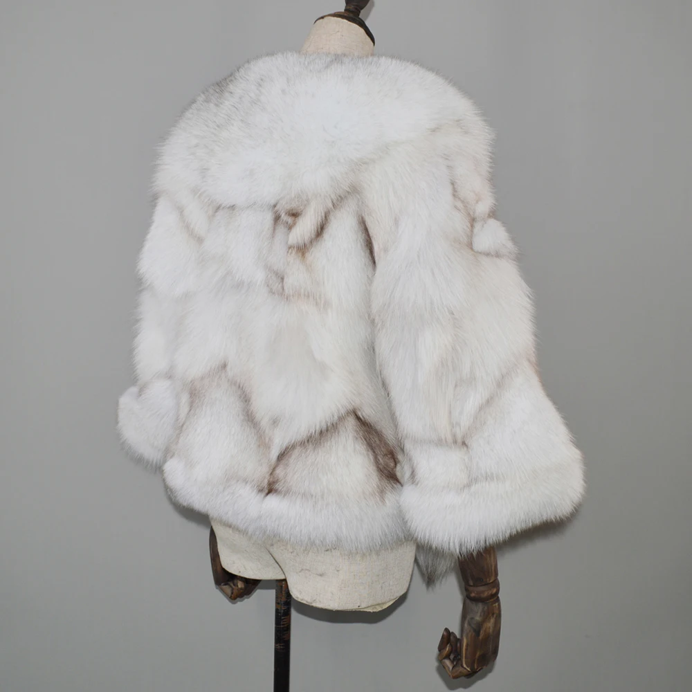 Женская зимняя куртка с лисьим мехом новинка 2020 модное женское пальто из