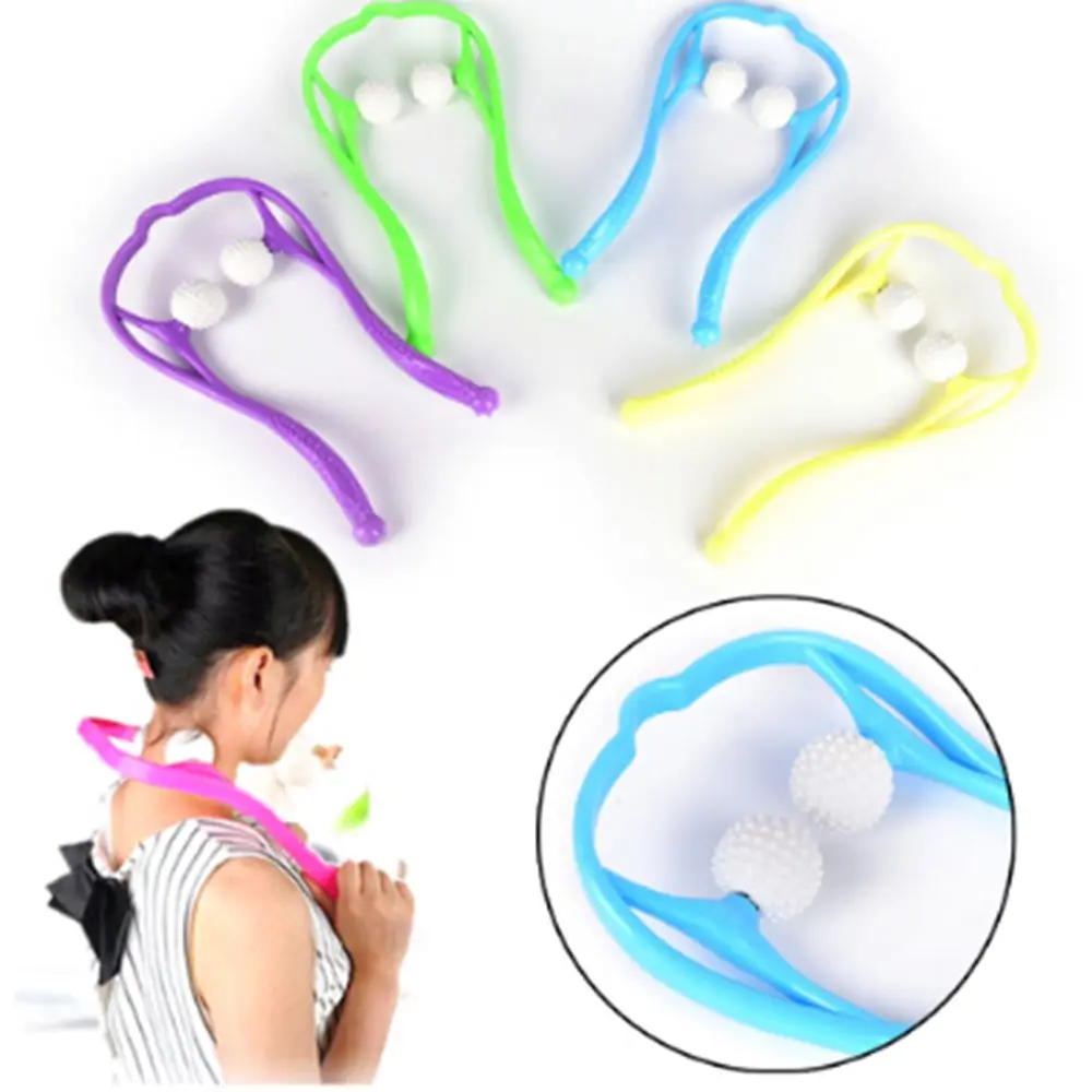 Давление точечная терапия массажер для шеи плечо облегчение боли в спине двойной