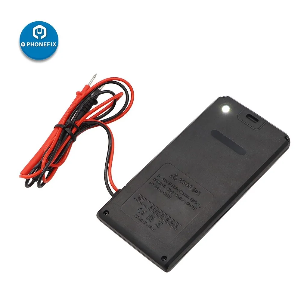 PHONEFIX ADMS9 автоматический ЖК-дисплей Цифровой мультиметр 9999 отсчет 3," ЖК-дисплей Авто AC/DC измеритель напряжения Ом Гц Тестер