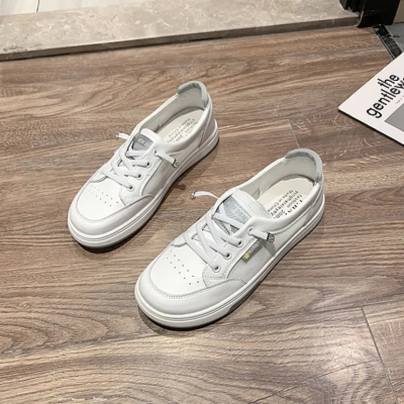 

Women's Sports Shoes Spring And Autumn New Fashion All-Match Round Toe Casual Lace-Up Mesh Shoes Breathable And Comfortable.