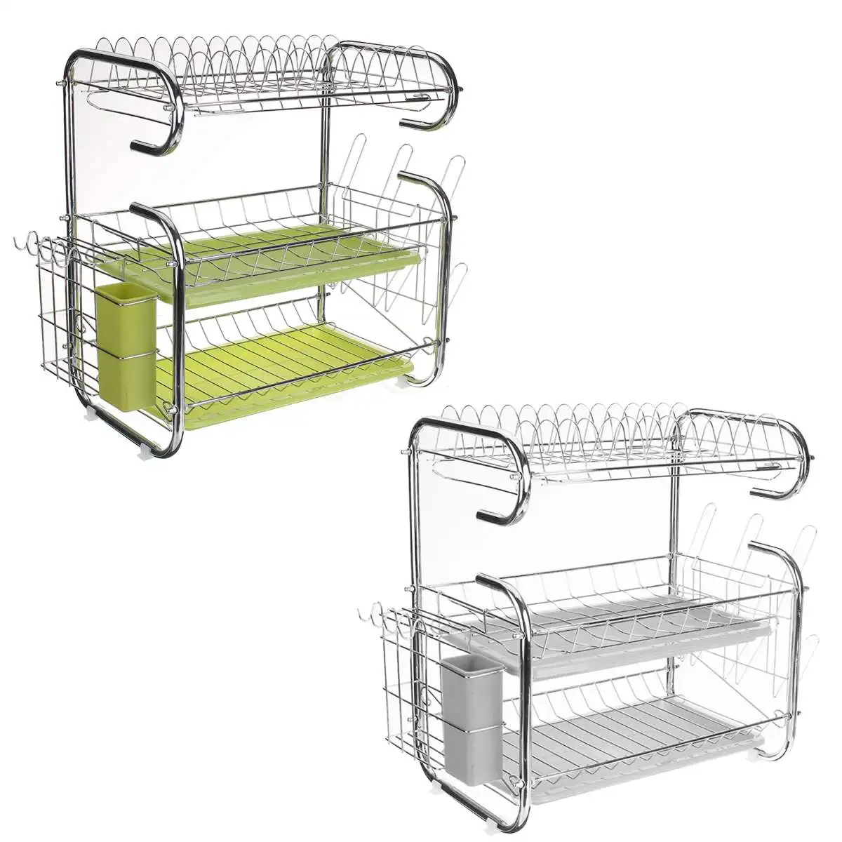 

best selling 2019 products 3-Tier Dish Drying Rack Kitchen Collection Shelf Drainer Organizer kitchen accessories dropshipping