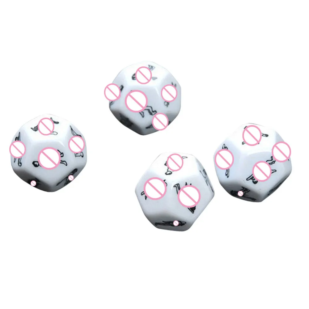 2 шт./компл. 12 Сторон любовь осанка секс пара кости Фетиш Секс-игрушки Сексуальная