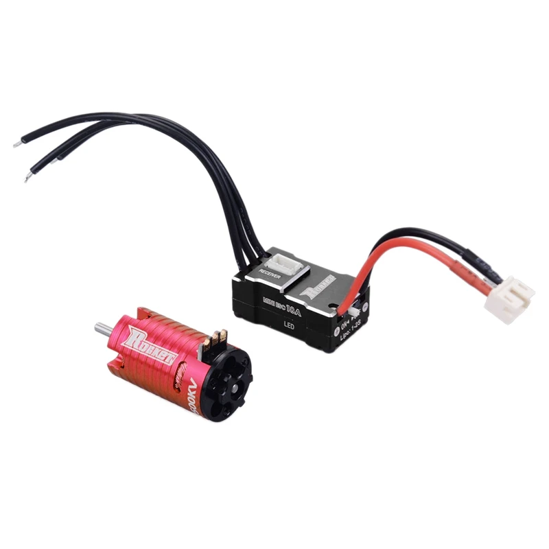 Подходит для Kyosho Mr03 Atomic DRZ 1/24 1/28 1/32 RC Car MINI 1410 3500KV бесщеточный двигатель с 18A