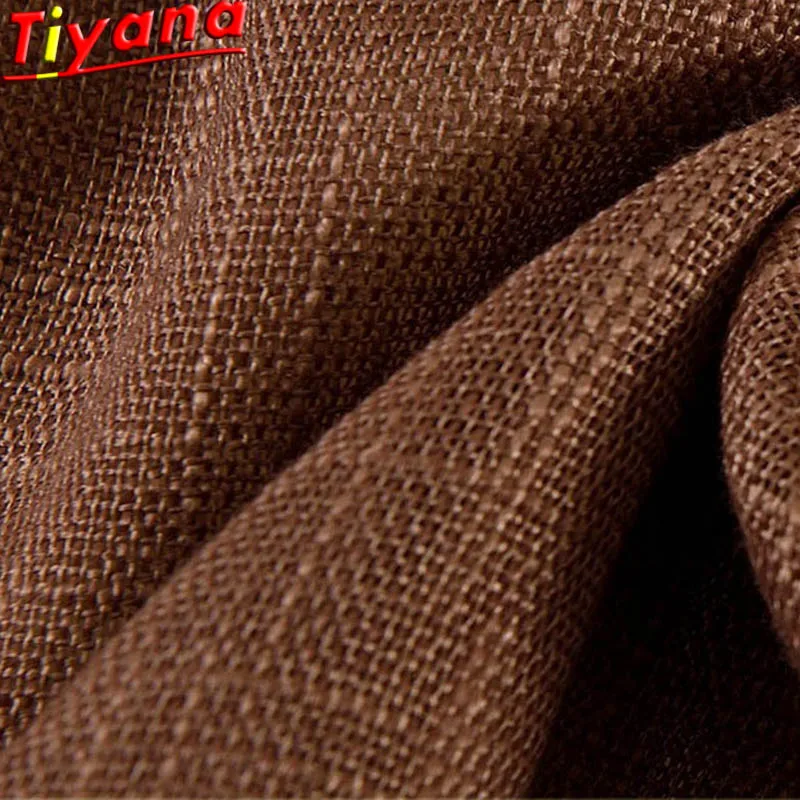 

Modern Coffee Tulle Curtains for Living Room Home Decoration Bedroom Purple Solid Curtains Window Drapes High Quality HM062c#40