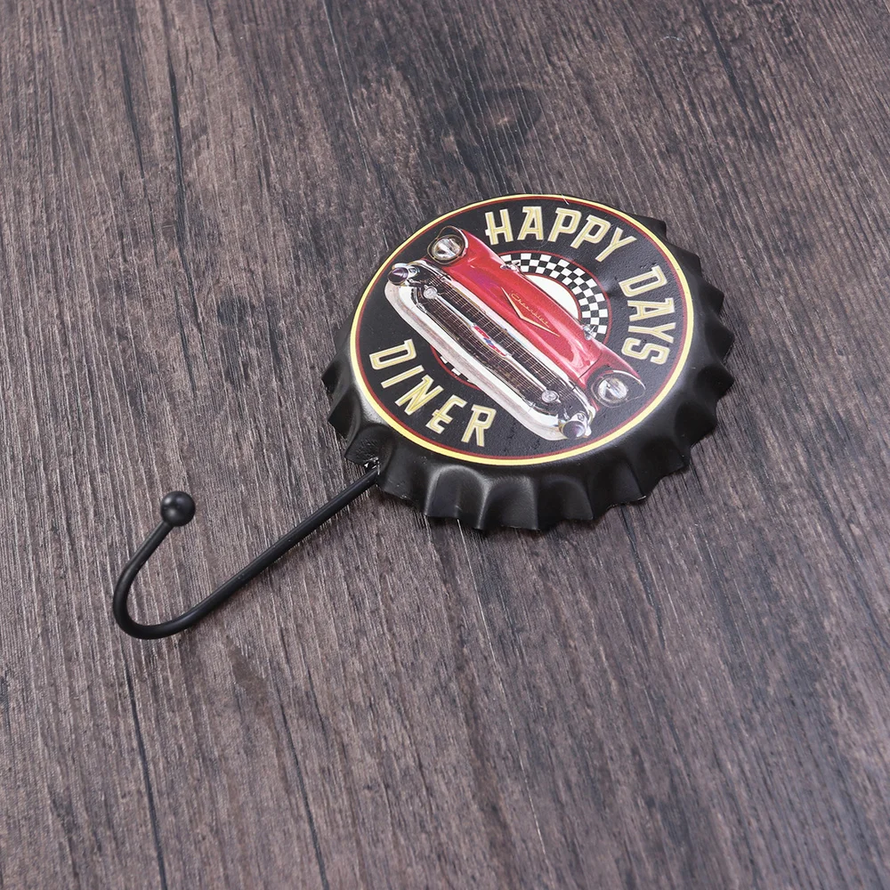 Реалистичный креативный металлический крючок для крышки пивной бутылки