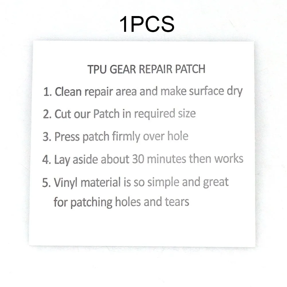 

TPU Transparent Repair Patch Pool Inflatable Product Repair Tapes Outdoor Gear Adhesives Accessories Swimming Ring Tent Patch