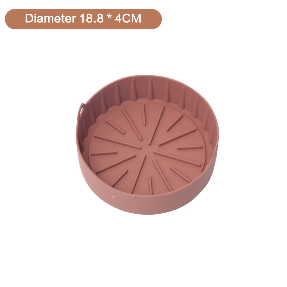 

Reusable Silicone Air Fryer Liner No More Harsh Cleaning Basket After Using The Air Fryer Kitchen Accessories