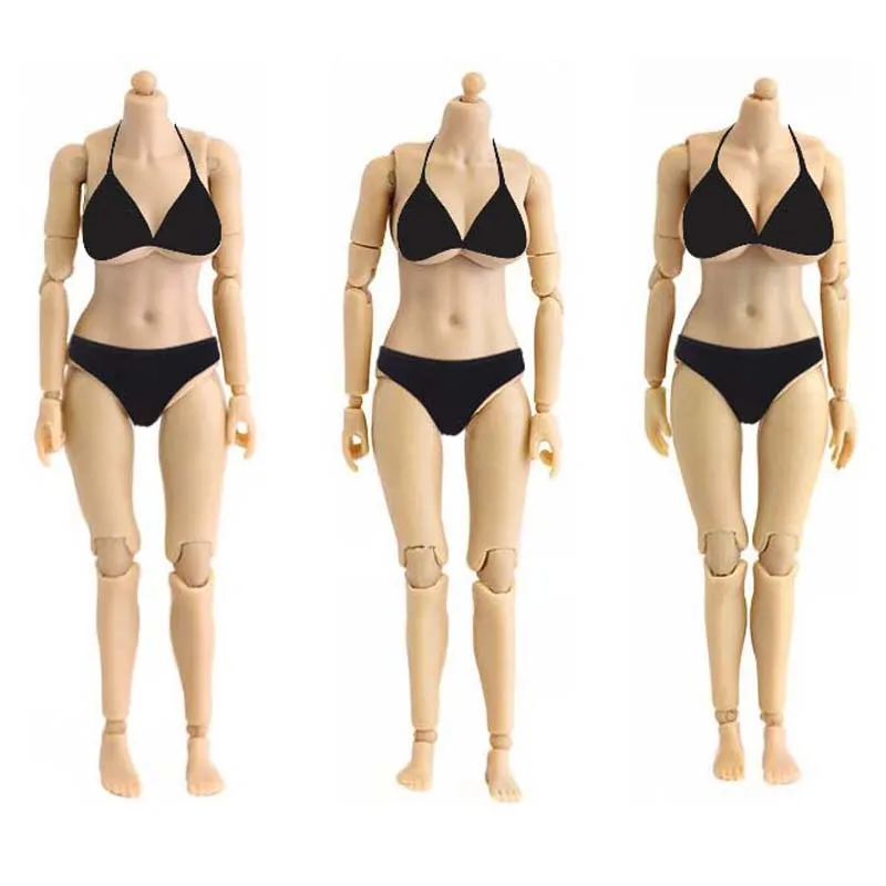

1/12 Scale Female Body Model Half-encapsulated Joint Movable Doll Model for 6in Action Figure Toy Collection 12.5cm