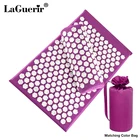 Акупрессурный коврик LaGuerir в форме розы, массажный коврик для снятия стресса и боли, коврик для йоги с шипами, Прямая поставка