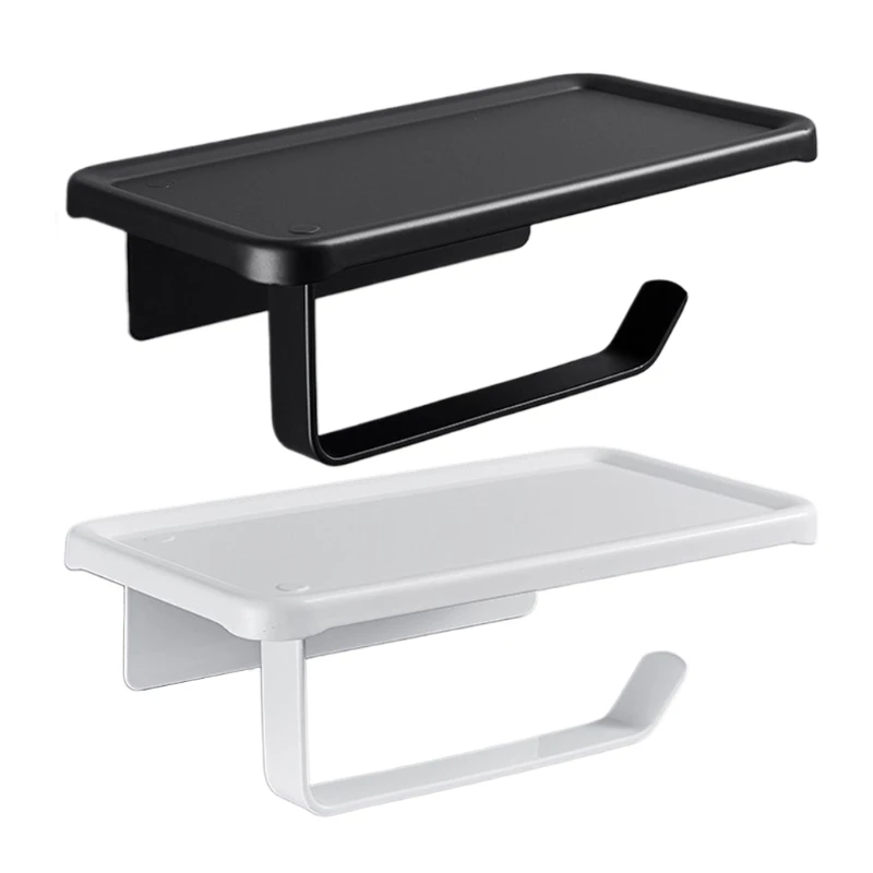 

Practical Toilet Paper Holder Punch Free Can Protect Your Wall Water and Moisture Proof Thicker Wider Not Easy to Fall