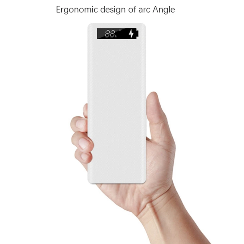 

Welding Free 10 x 18650 Battery Storage Box Dual USB Power Bank Case DIY 18650 Battery