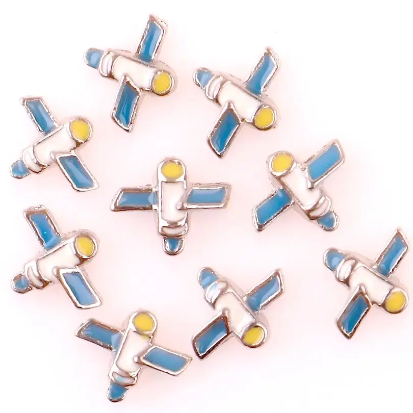 20 шт./лот F169 металлические летательные аппараты плавающие амулеты делая самолет