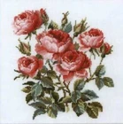 Нитки из натурального хлопка, 100% год, без иглы Riolis_1046 Rose