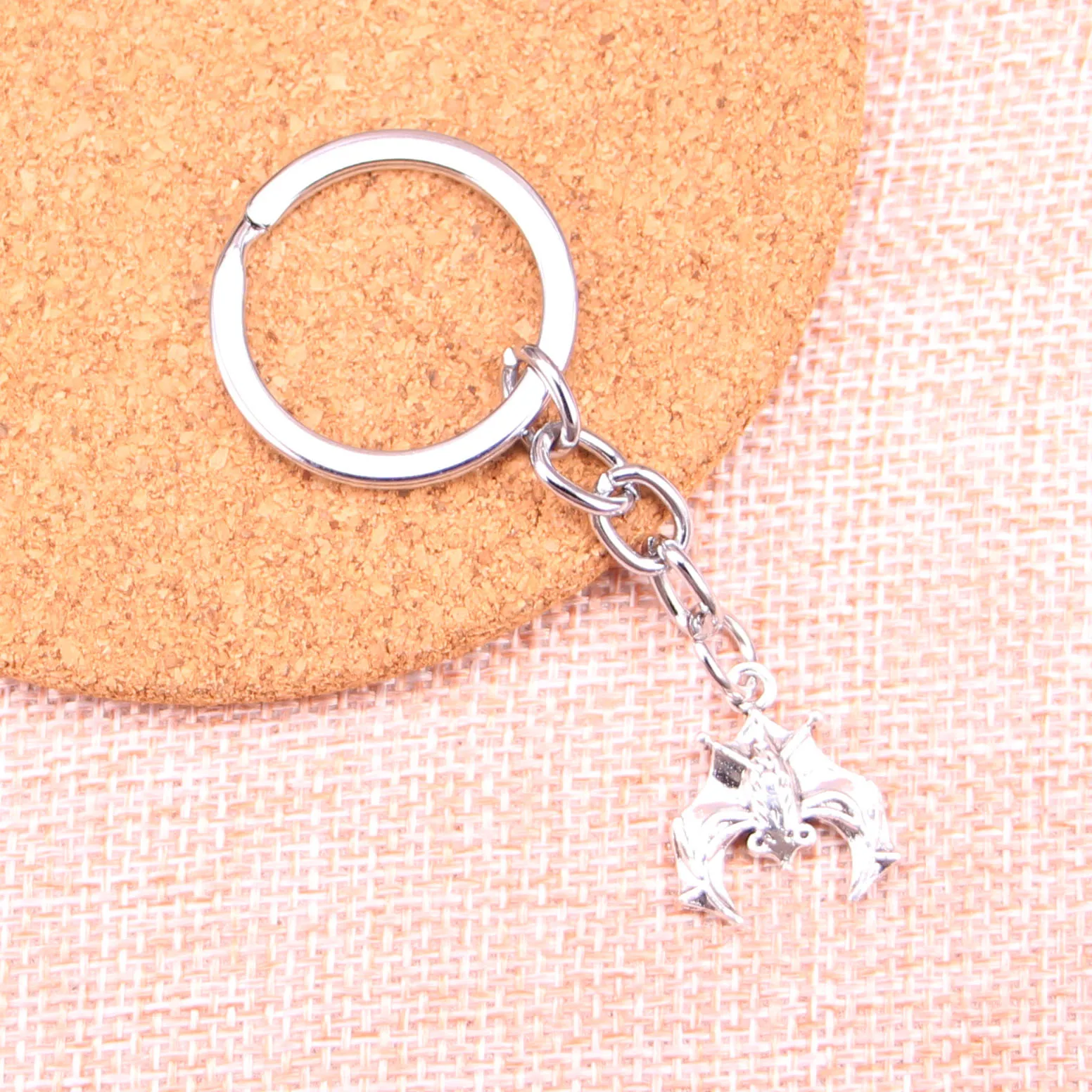 20 шт. брелок Дракула вампира вверх дном в виде летучей мыши Подвески 20*17 мм для