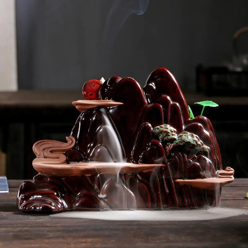 Горелка для благовоний Водопад держатель курильница Будды ароматическая