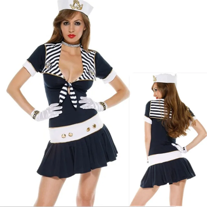 Женское сексуальное женское белье костюм моряка платье для взрослых женщин на