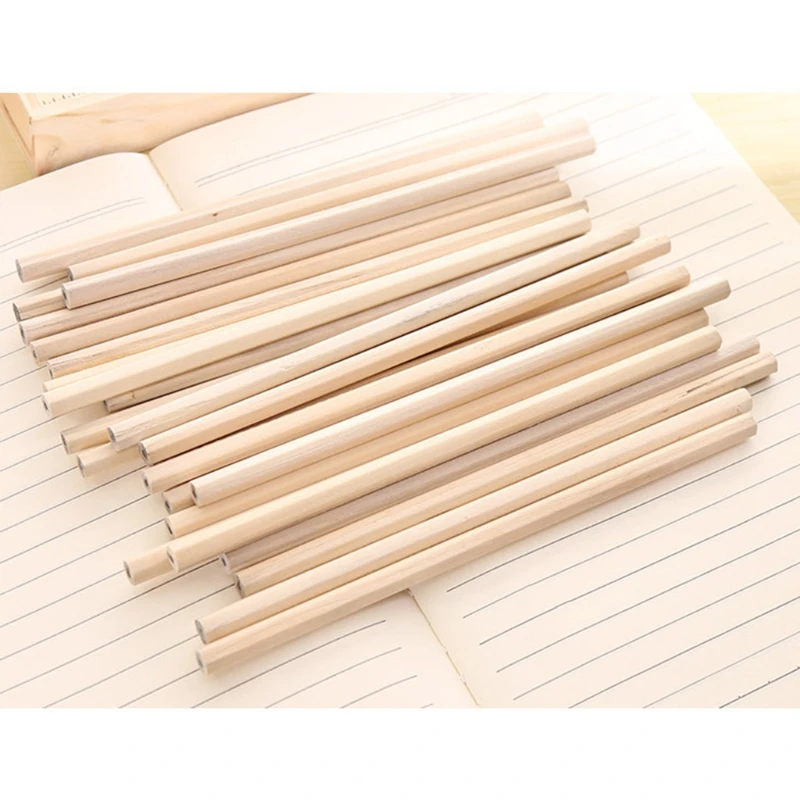 

15 Pcs Eco-friendly Natural Wooden HB Pencils Office School Supplies Writing Art Pencil Stationery