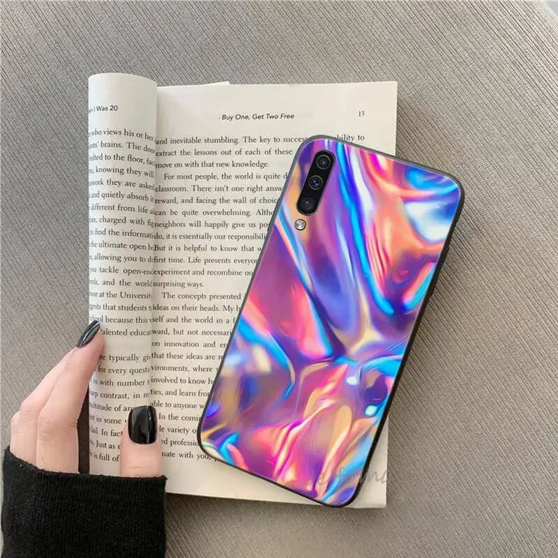 

Fashion luxury reflective cool Phone Case For Samsung galaxy S note 7 8 9 10 20 fe edge A 6 10 20 30 50 51 70 lite plus Funda
