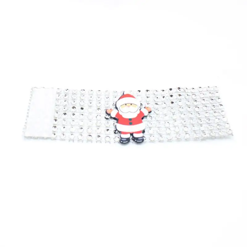 12 шт., рождественские держатели-колечки для салфеток, украшения для обеденного стола для праздника, кольца для салфеток, украшение для дома