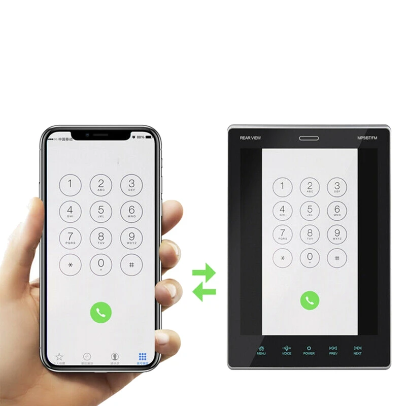 Android 10 1 HD BT MP5 плеер автомобильный FM-радиоприемник Bluetooth стерео сенсорный экран GPS