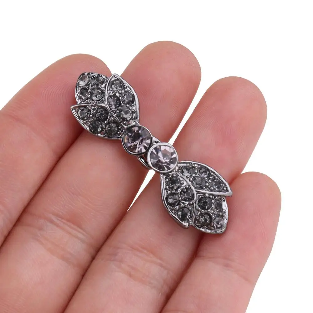 Женская Блестящая брошь для девочек в форме стрелы/листьев/розы плащ с