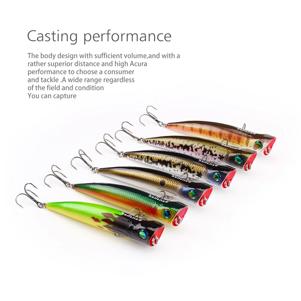 Banshee 84 мм 8 г приманка Topwater Поппер для рыбалки плавающие кренкбейты форель