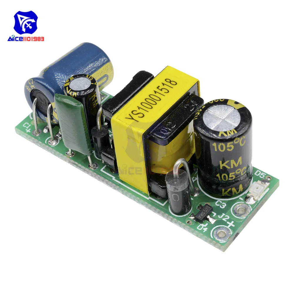 Diymore AC DC изолированный преобразователь напряжения 220 В в 24 мА понижающий модуль