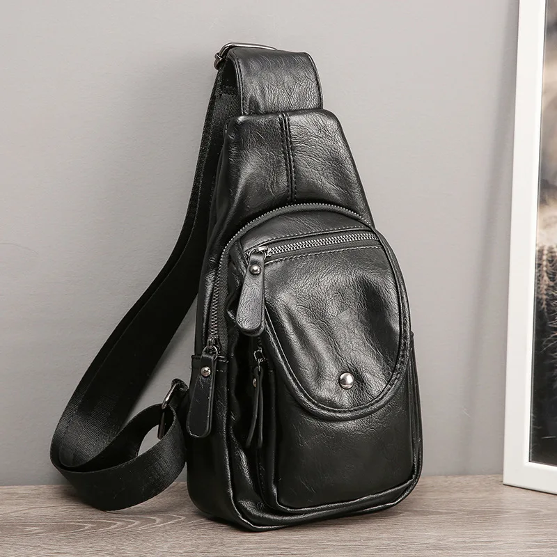 Тренд новой груди сумка корейский кошелек для отдыха tide Мужская Спортивная