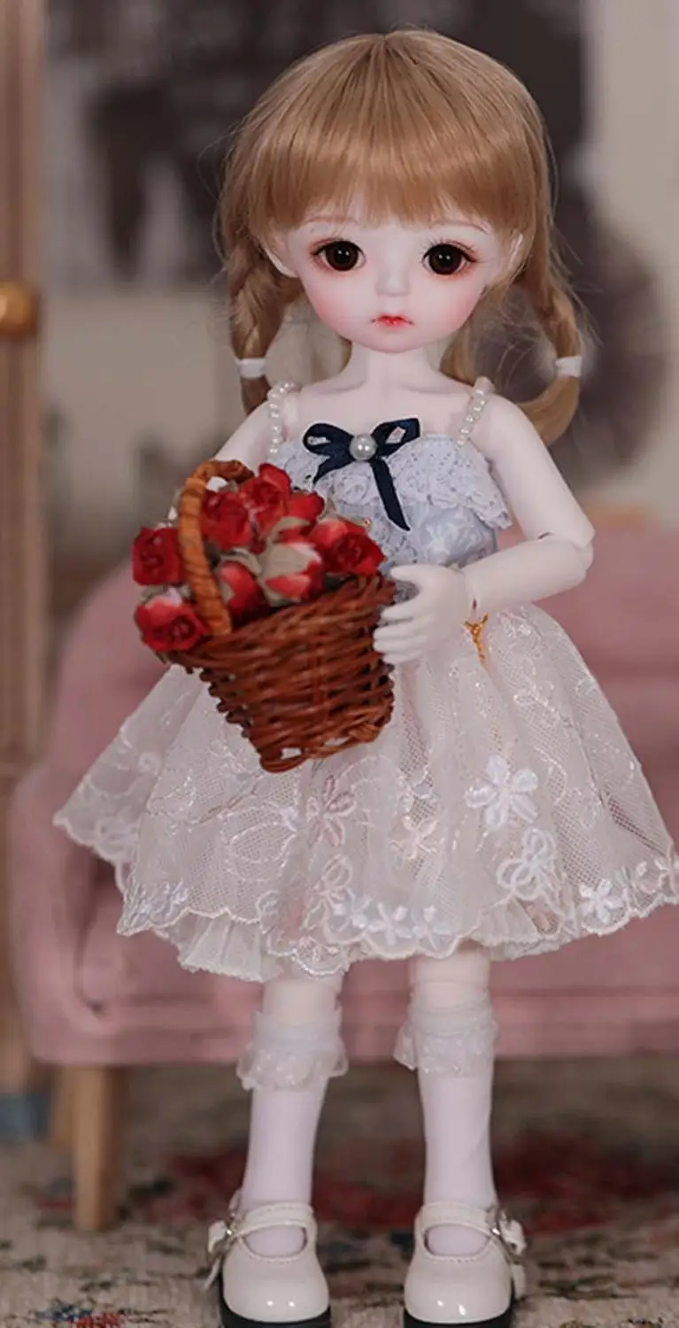 Полный комплект новый стиль 1/6 шарнирная кукла прекрасный крем со стеклянными