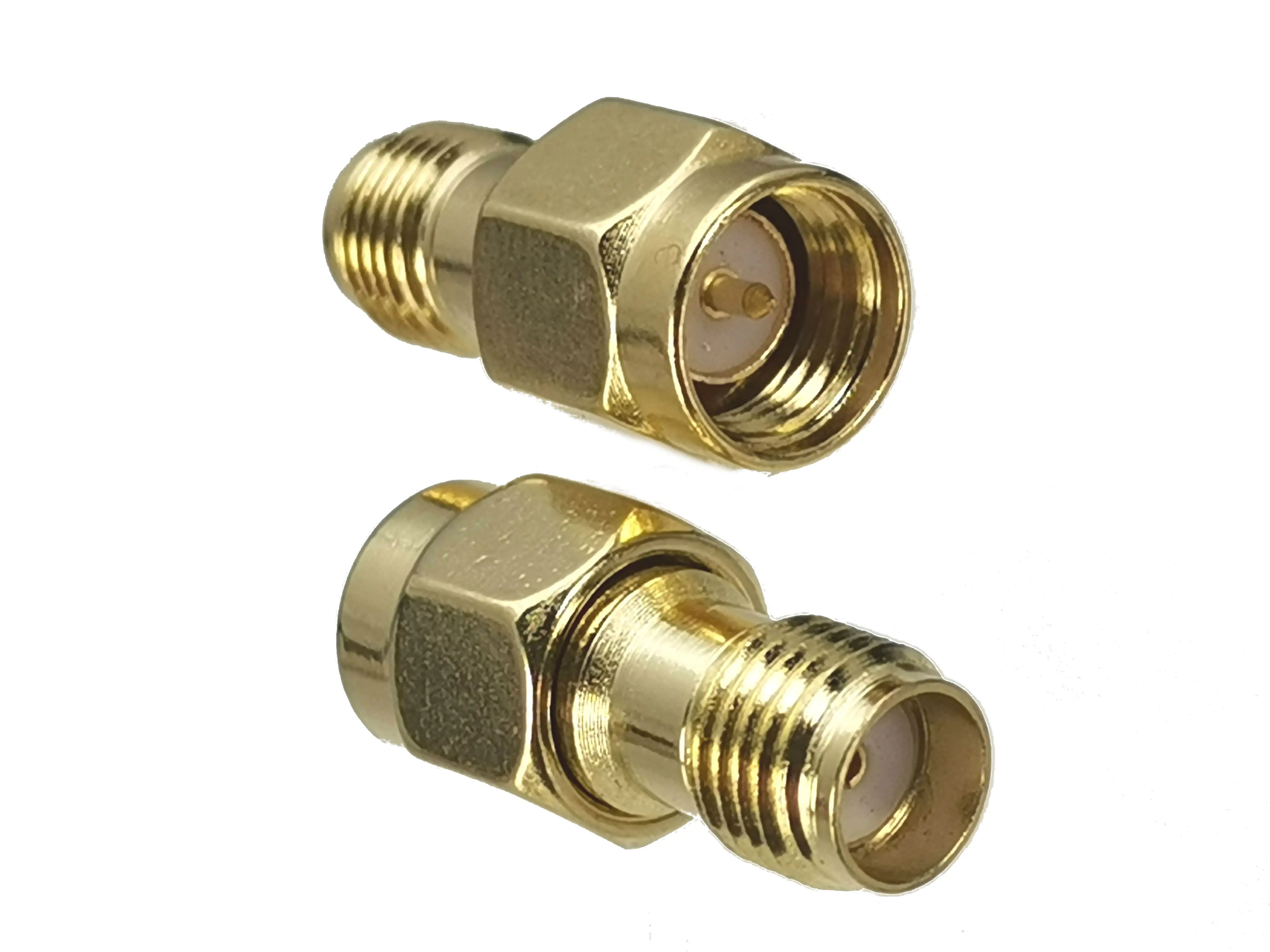 

1 шт. переходник-адаптер с гнездом SMA на штекер SMA RF коаксиальный конвертер Прямой Новый латунный