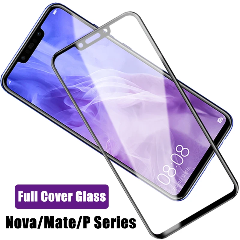 

Full Protective Tempered Glass for Huawei P30 P20 Pro Mate 20 Lite PSmart P Smart Plus 2019 9H Safety Screen Protector Film