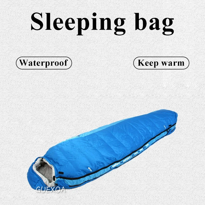 

Спальный мешок для кемпинга/зимний спальный мешок для взрослых на открытом воздухе/теплый спальный мешок для ходьбы для взрослых/теплый сп...