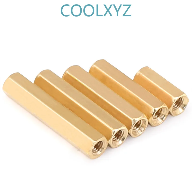 Двухсторонняя Шестигранная медная шпилька m2m2.5 изолирующая Шпилька пустотелый