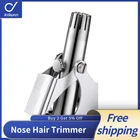 Мужской триммер для волос в носу ручной триммер из нержавеющей стали подходит для носа Бритва для волос Моющийся Портативный триммер для волос в носу тример д