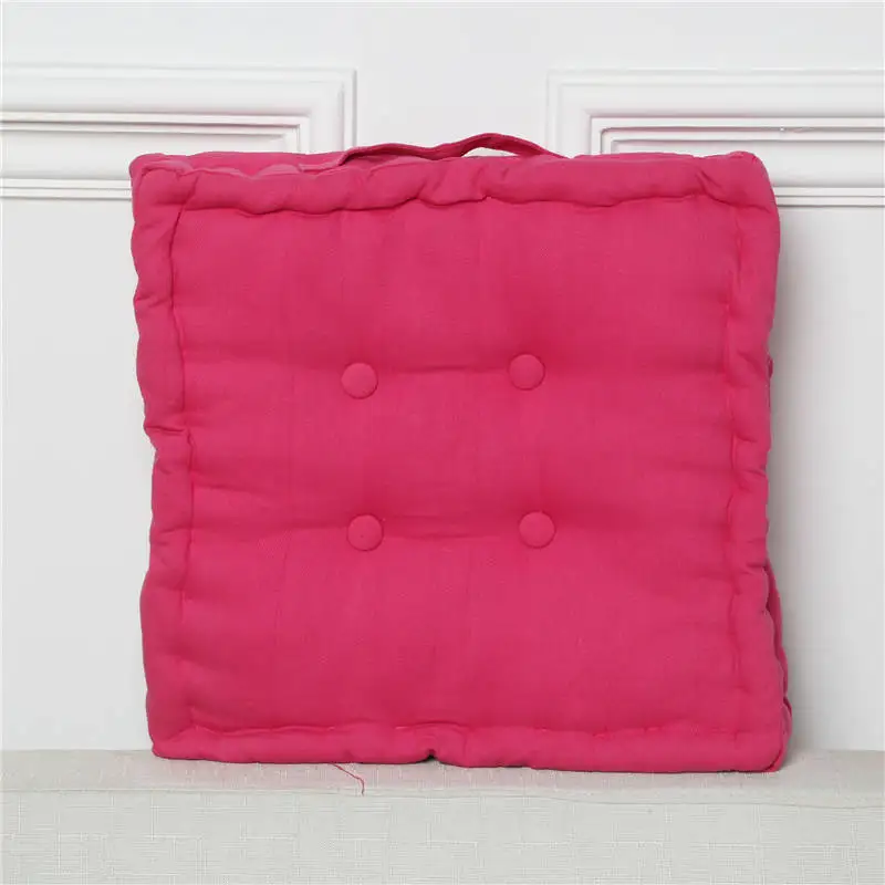 Rose red Толстая подушка для стула, удобная подушка для сидения, подушка для дивана, коврик для сидения дома, подушка для спинки стула, офисная подушка для сидения, зимняя подушка - Цвет: Rose red