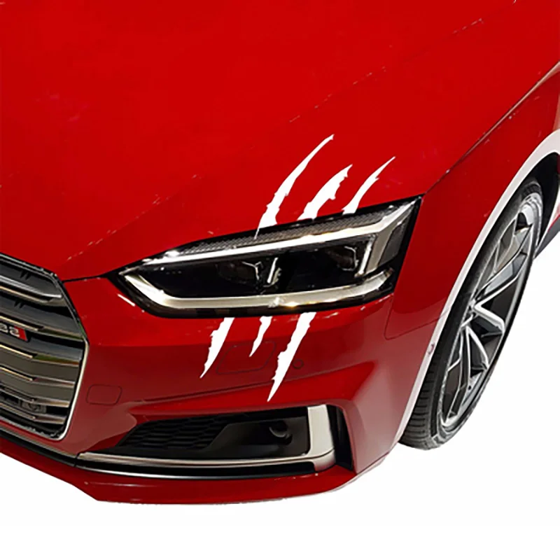 40х12см забавная Автомобильная наклейка светоотражающая полоска монстра от