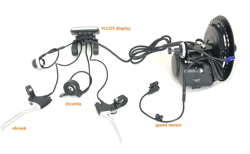SOEMDAY TSDZ2 Midmotor 36/48V 250/350/500 Вт середине приводной двигатель для электрического велосипеда комплект крутящий момент Сенсор ЖК-дисплей Дисплей