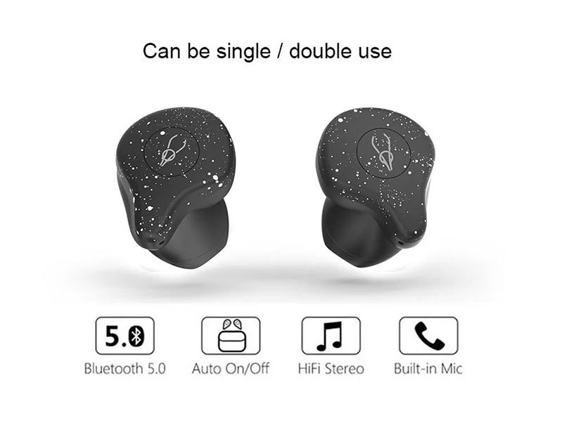 Шабаш x12 ультра наушники вкладыши TWS Bluetooth V5.0 в ухо устройство док станция Qualcomm Aptx