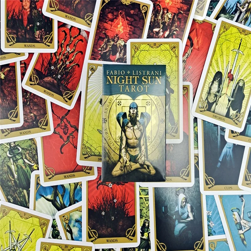 

Night Sun Tarot Cards Full English Classic Board Games Cards Imaginative Oracle Divination Desk Game Tarot Cards With PDF