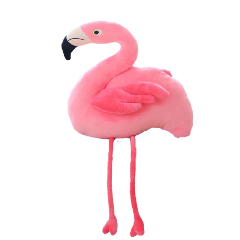 INS Phoenicopteridae Фламинго плюшевая кукла-птичка, игрушки для комнаты, интересные розовые украшения, милые животные, Детский Рождественский подарок