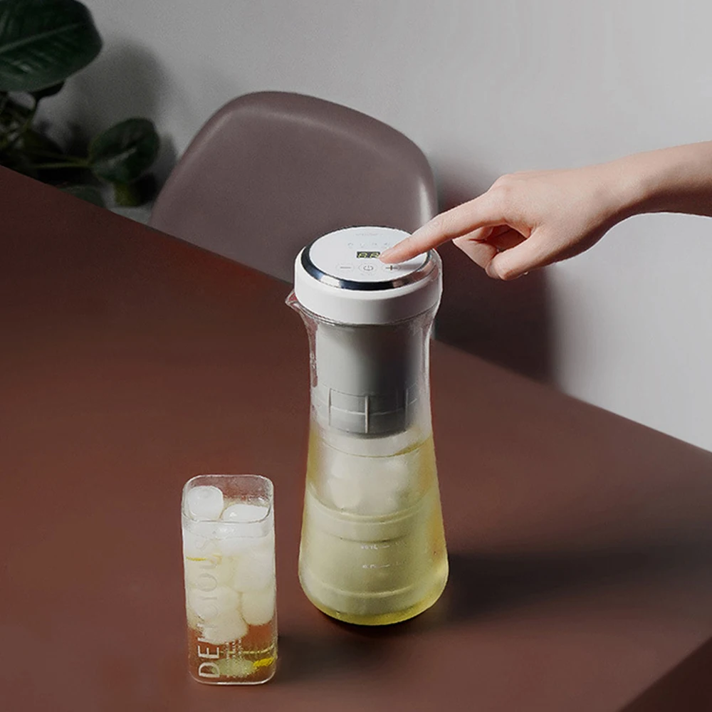 

Cold Brew Coffee Maker With Reusable Stainless Steel Filter Coffee Maker Multifunction Tea Cold Drink Maker Rechargeable