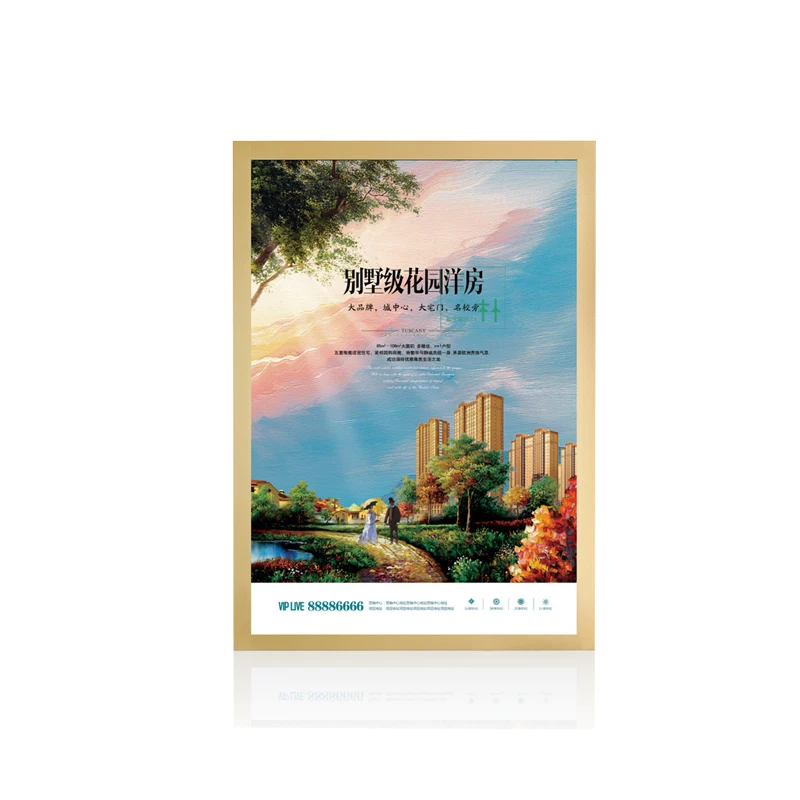 A5 прозрачный Магнитный деловой плакат фотография сертификат демонстрация