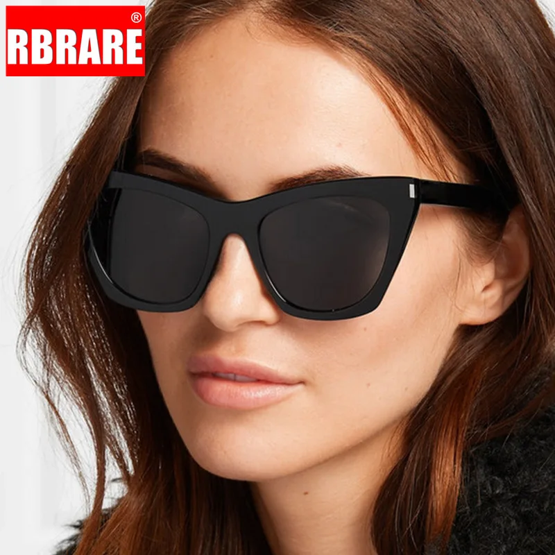 Солнечные очки RBRARE в винтажном стиле кошачий глаз для мужчин и женщин роскошные