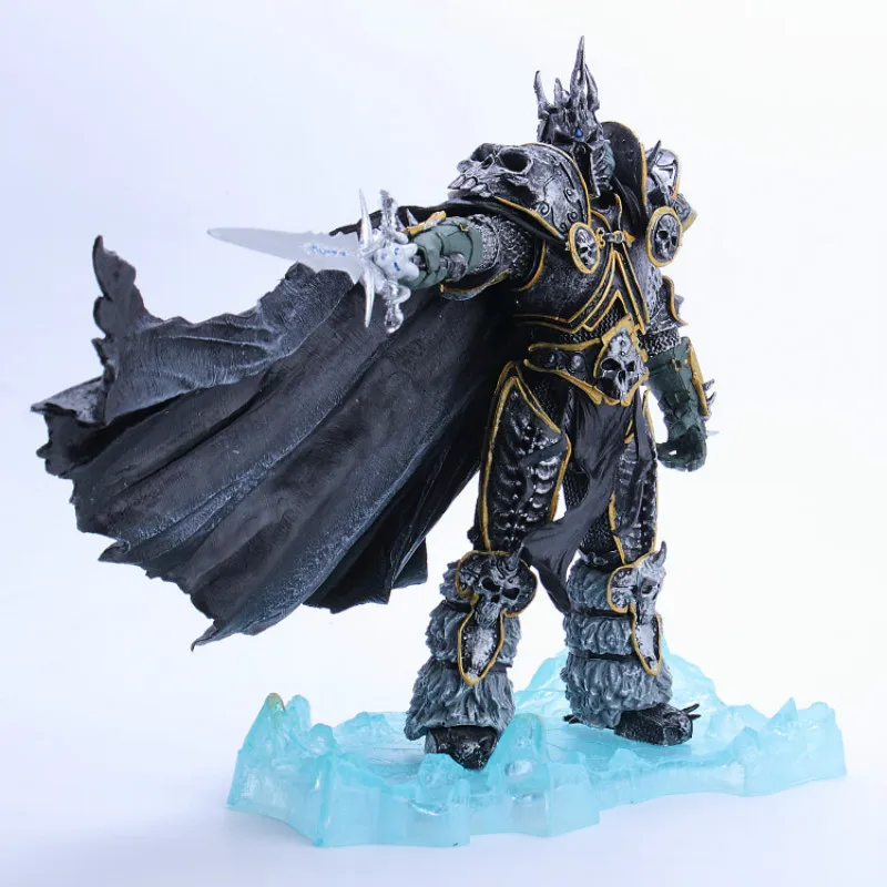 

22cm Action Figures Toy World of Warcraft Anime Model WOW Figurines Dc7 Lich King-arthas Death Knight Toys for Children Decor