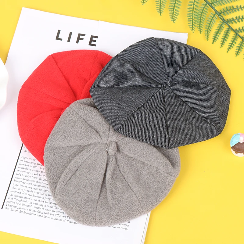 

1pcs Doll-Hat Small Knitting Hat Glasses for Dolls Woolly Round Hat Toy Doll Accessories Children Gift