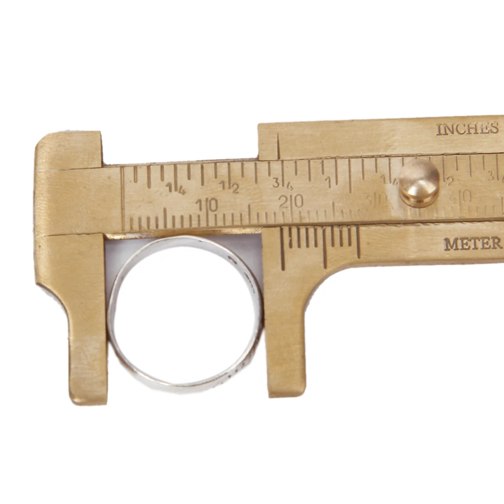 

3,25 "80 мм медный калипер датчик раздвижные драгоценный камень инструмент для бисера ювелиров дюйма линейка