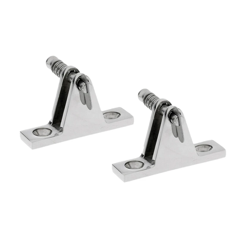 1 Pair Stainless Steel Deck Hinge Boat Bimini Top Fitting Quick Release Pin | Автомобили и мотоциклы